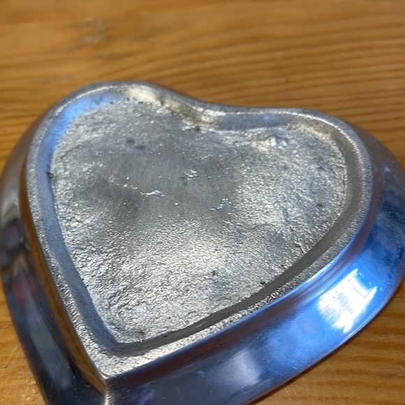 Metal Heart shaped jewellery trinket tray!! - Picture 3 of 5